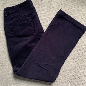 Navy JCrew straight leg corduroys NWT